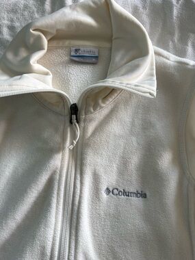 Columbia Ivory Full-Zip Fleece Vest